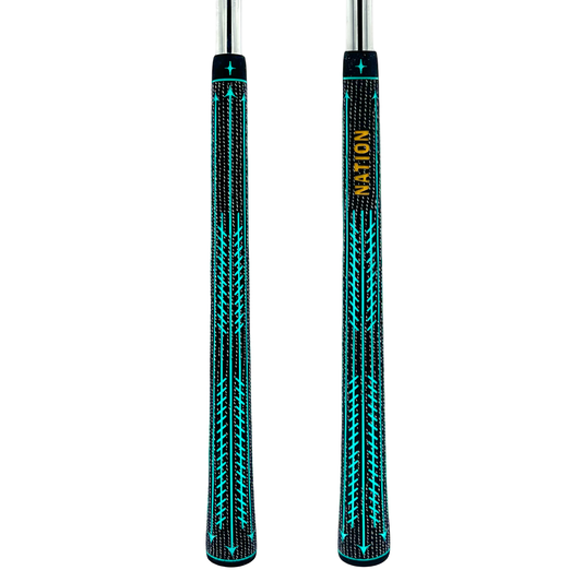 The Perfecto Cord-Tac Golf Grip (Teal Mid Size)